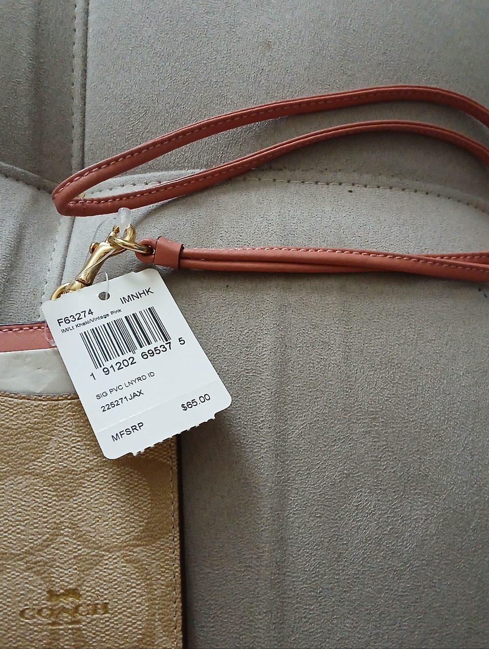 Coach Logo  ID Lanier  New With Tag